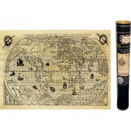 Mappemonde en 1550