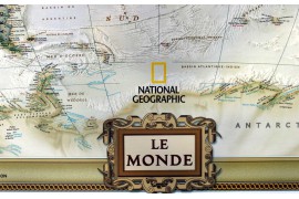 Carte moderne National Geographic "Vintage"