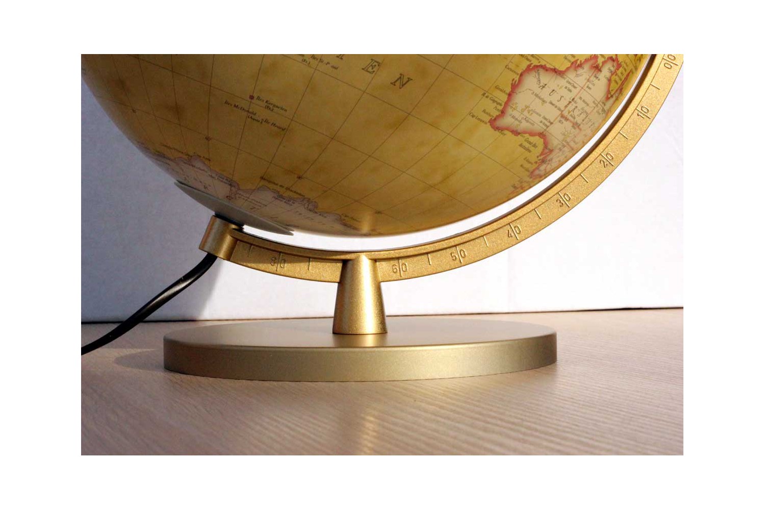 Globe terrestre vintage, globe terrestre géographique grec, globe mondial  vintage, lampe globe mondial, -  France