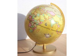 Globe terrestre "à l'antique"