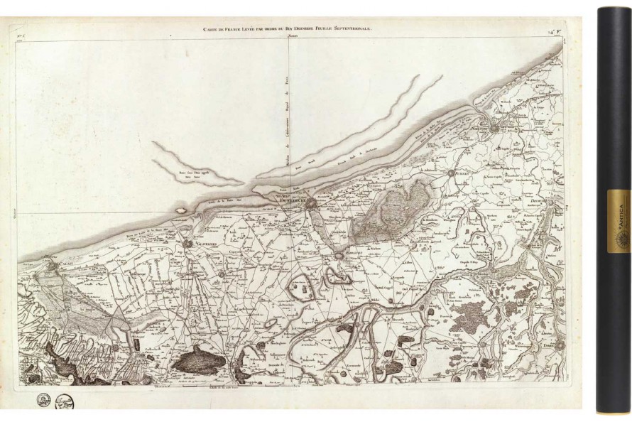 Carte de Cassini 006 - Dunkerque