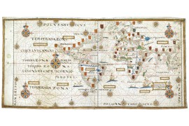 Portulan Portugais Teixeira en 1573