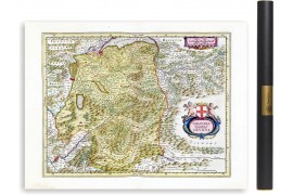 Carte ancienne de Savoie en 1665