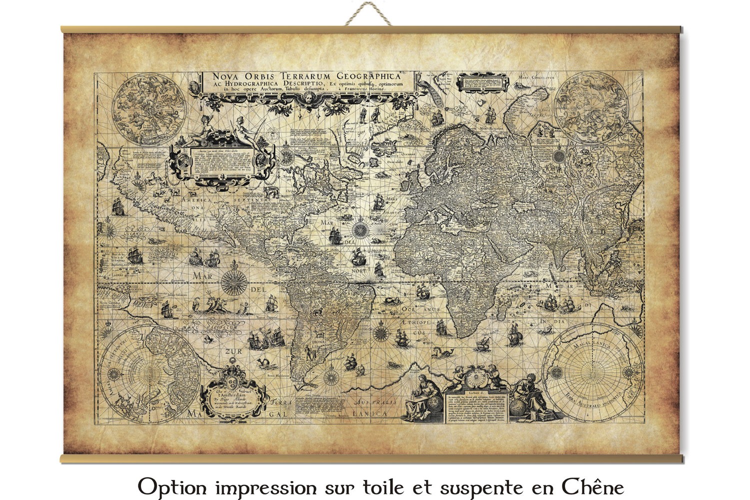 Carte Ancienne Du Monde En 1623