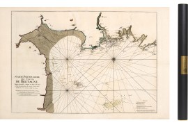 Carte de Granville a Frehel en 1693