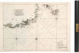 Carte de l'Anse de Goulven à Ouessant en 1693