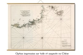 Carte de l'Anse de Goulven à Ouessant en 1693