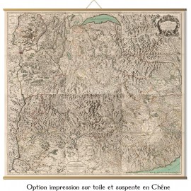 Grande carte du Duché de Savoie en 1693