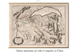 Carte ancienne de Savoie - Partie Nord 1663