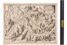 Carte ancienne de Savoie - Partie Sud 1663