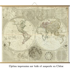 Grande carte du Monde en 1787