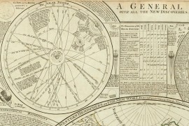 Grande carte du Monde en 1787, Mappemonde ancienne