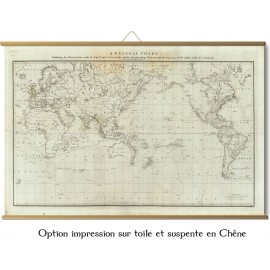 Monde en 1785 - expéditions du capitaine Cook - Eandeavour