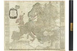 Grande carte d'Europe en 1787