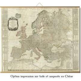 Grande carte d'Europe en 1787