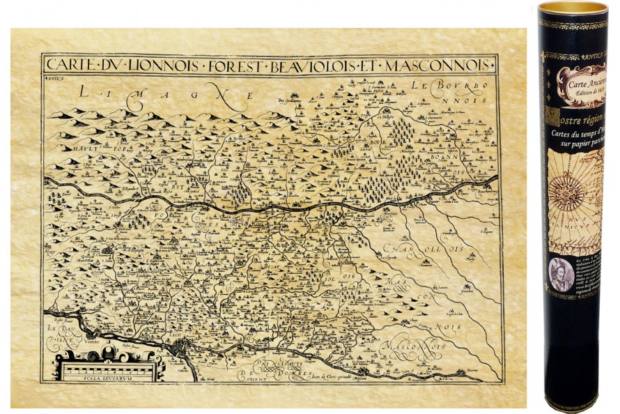 Lionnois, Beaujolois et pays Masconnois en 1610