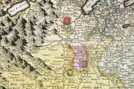 Grande carte de la Suisse en 1788 ou confédération Helvétique