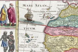 carte ancienne d'Afrique en 1665 par Johan Blaeu
