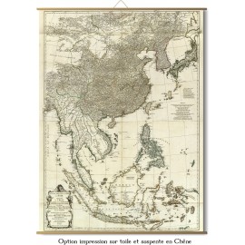 Carte de l'Asie en 1752