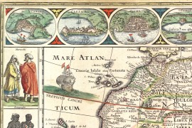 carte ancienne de l'Afrique en 1630 par Willem Blaeu