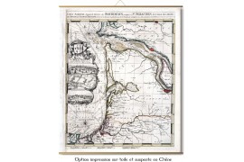 Carte ancienne de la Guyenne et Gascogne en 1693