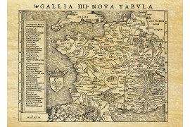 La Gaule carte de 1540