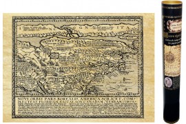 Amériques Nova francia vers 1550