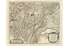 Bourgogne et franche comté en 1749