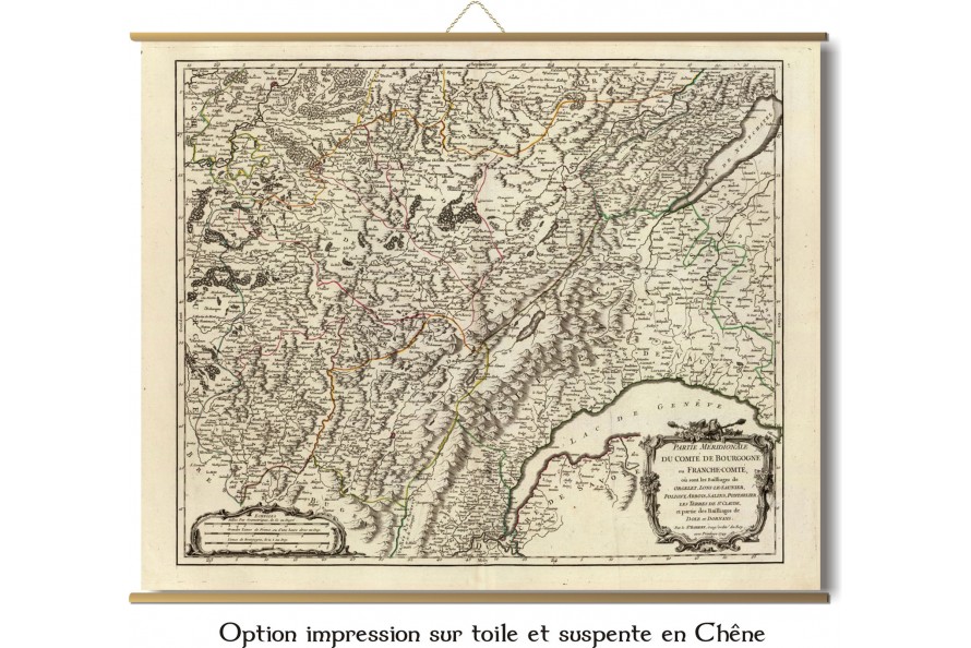 Bourgogne et franche comté en 1749