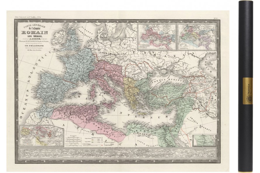 Carte de l'empire romain sous théodose