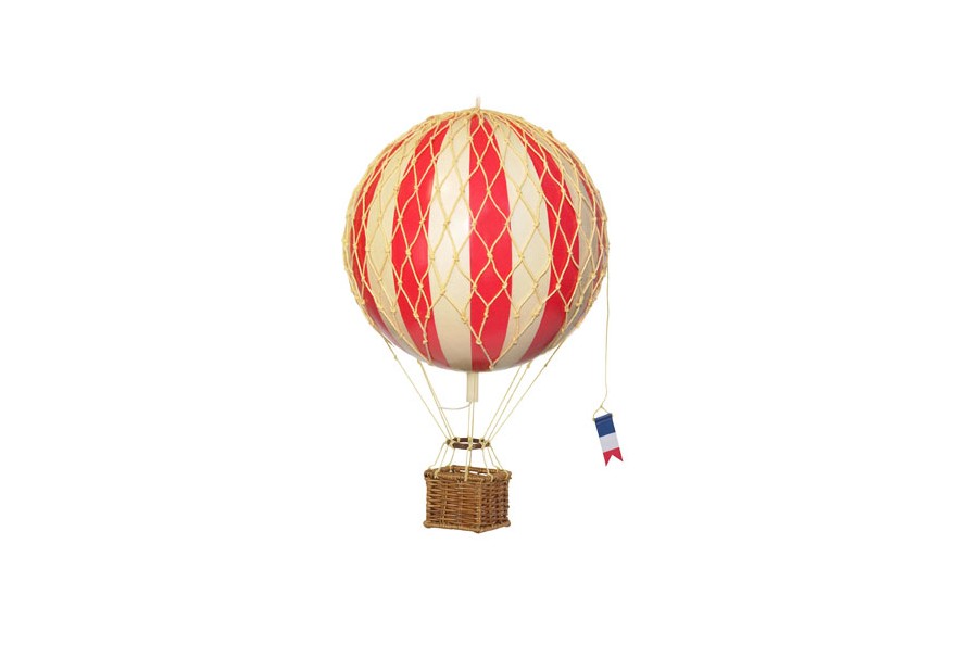 Ballon montgolfière rouge