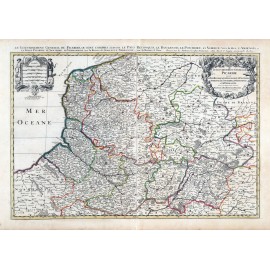 Carte de la Picardie de 1708