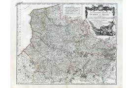 Carte de la Picardie de 1753