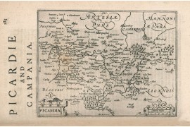 Carte de la Picardie de 1540