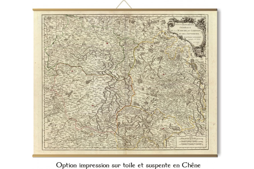 L'Auvergne, Limousin en 1753