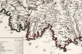 Carte de la Corse de 1784
