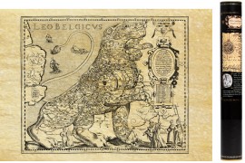 Leo Belgicus ! Carte ancienne de la belgique en 1617