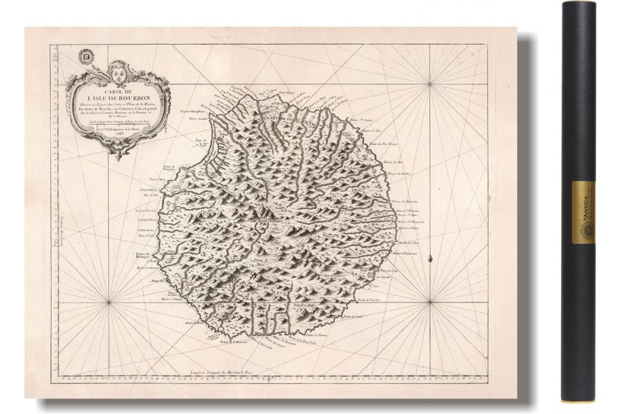 Île de la Réunion ou île de Bourbon - 1763