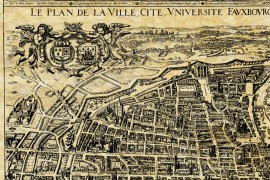 plan ancien de Paris en 1632 carte ancienne