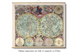 Carte du ciel de 1730