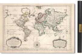 Carte du Monde 1750