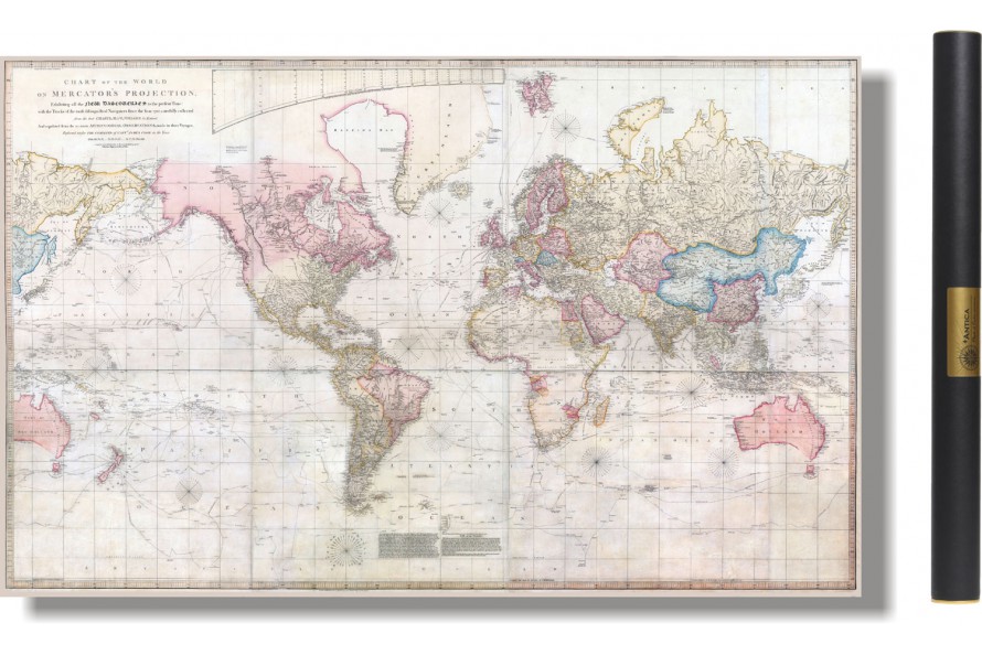 Carte du Monde 1808