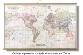 Carte du Monde 1808