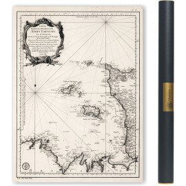 Cote de la Normandie et Bretagne, Chausey, Jersey 1750