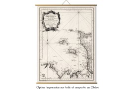 Cote de la Normandie et Bretagne, Chausey, Jersey 1750