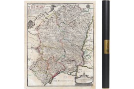 Carte de la grande Ardèche 1702