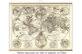Carte du Monde de 1699 de Nolin