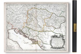 Carte des Balkans en 1665