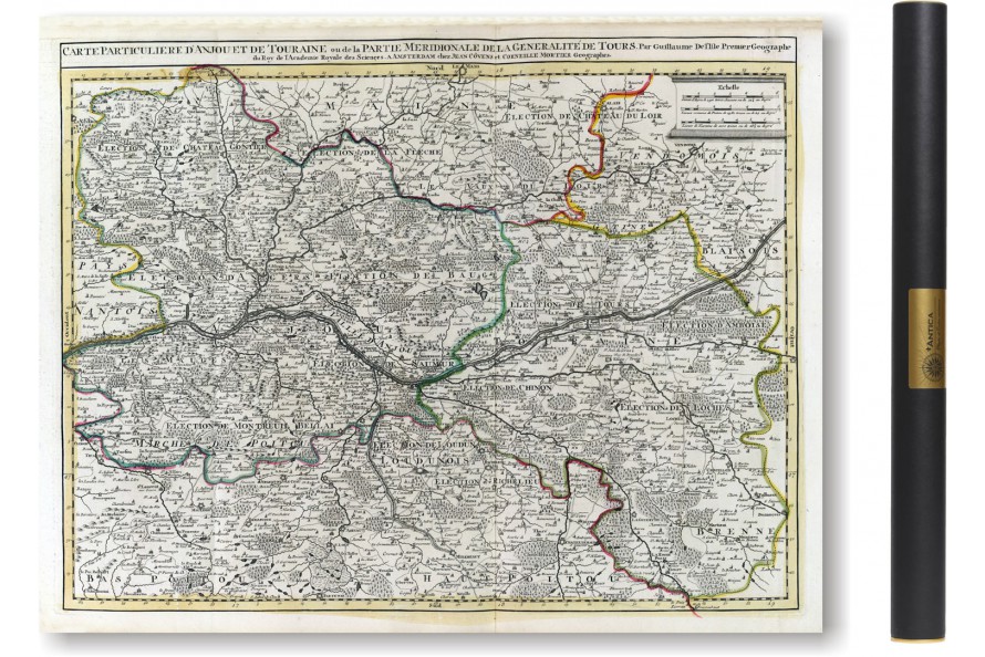 Anjou et Touraine en 1743