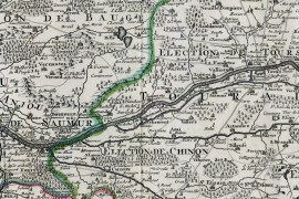 Anjou et Touraine en 1743